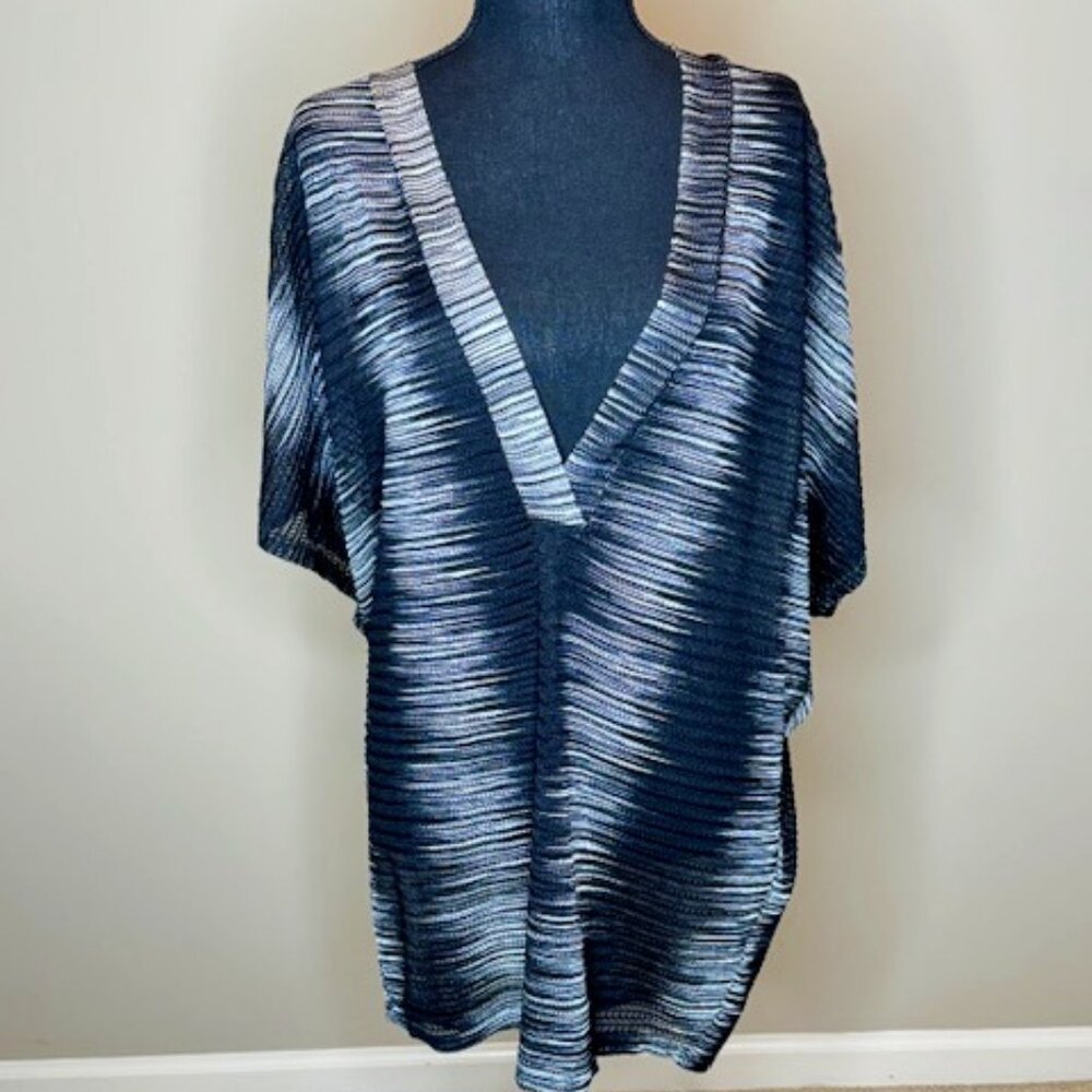 Jordan Taylor Black & White Bathing Suit Coverup - Size M - excellent condition